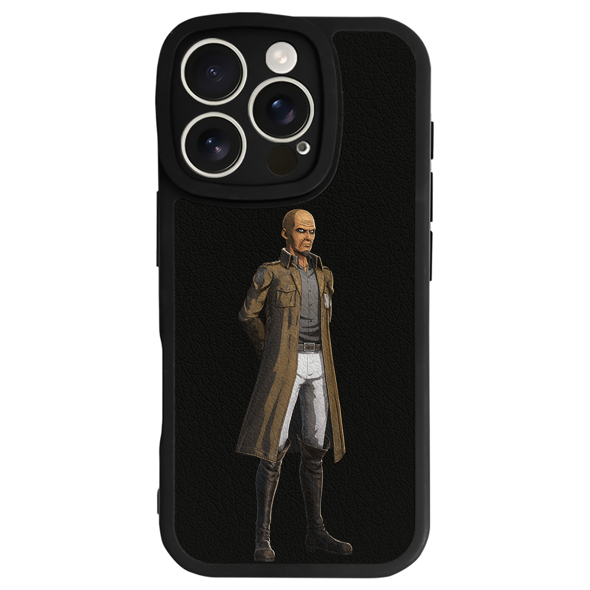 （画像用） 進撃の巨人 Attack on Titan 【iPhone 16シリーズ対応】シリコンスマホケース（レザー調） 材質：シリコン